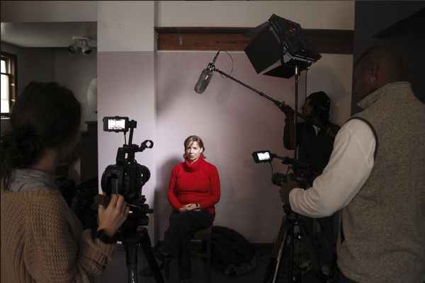 On Set Filming Plumping Company