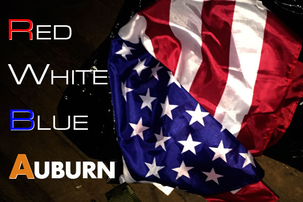 Red White Blue Auburn